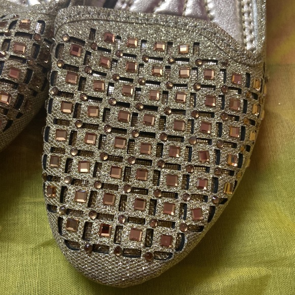 Women's Faux Leather Mojari Jutti Sandal Size 39, UK size 10 - Picture 2 of 10